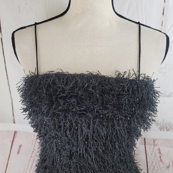 Forever 21 Knit Short Dress Sz S Black - Picture 2 of 10